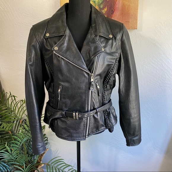 Jackets & Blazers - Motorcycle Leather Jacket